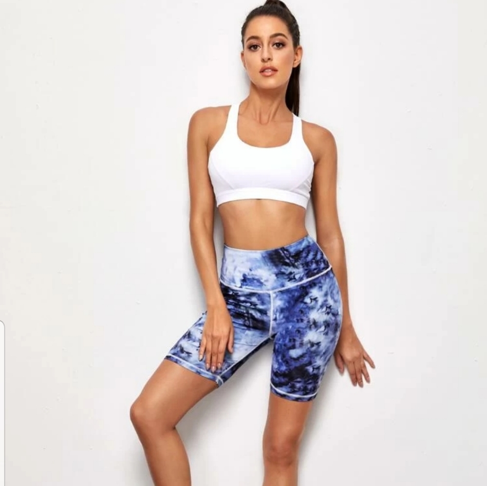 ●SOLD OUT●NEW TYE-DYE BIKER SHORTS - Picture 2 of 5